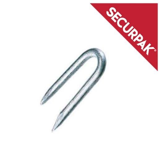 Securpak Zinc Plated Netting Staples - 115g 19mm