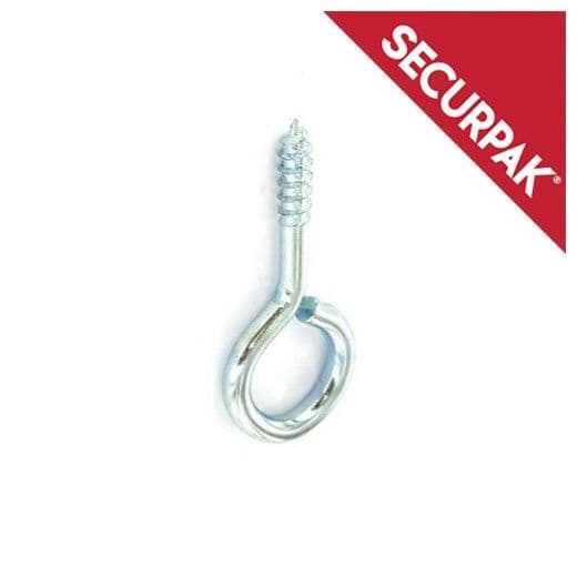 Securpak Zinc Plated Screw Eye - 55mmx12 Pack 5