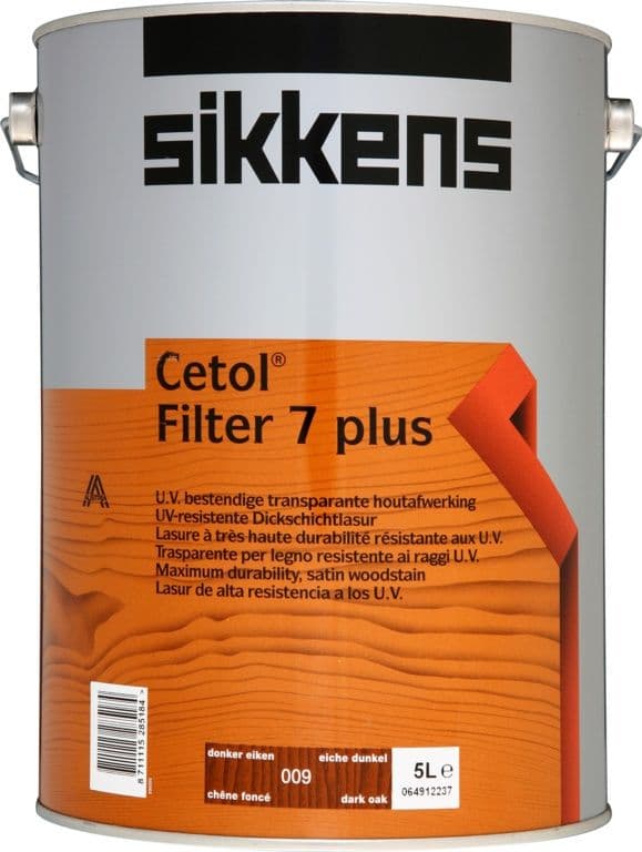 Sikkens Cetol Filter 7 Plus 5L - 009 Dark Oak