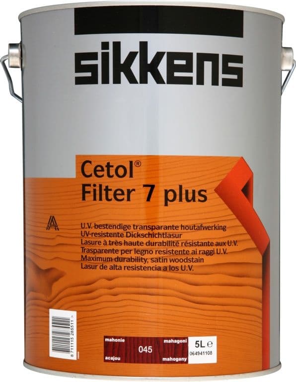 Sikkens Cetol Filter 7 Plus 5L - 045 Mahogany