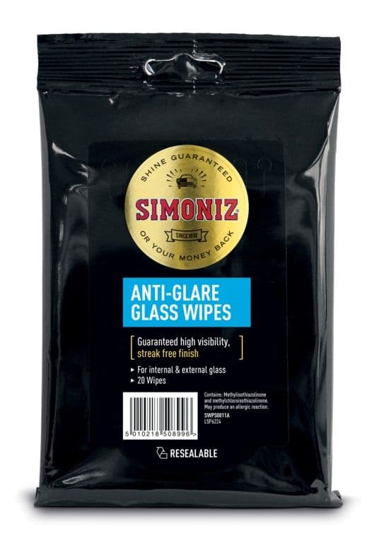 Simoniz Screenies Glass Wipes - Pack 20