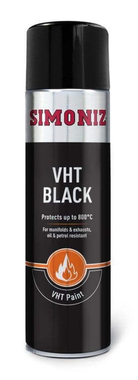 Simoniz Very High Temperature Paint - 500ml Black