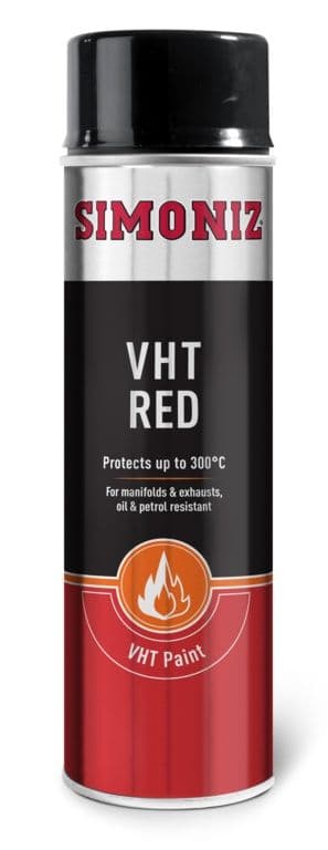 Simoniz Very High Temperature Paint - 500ml Red