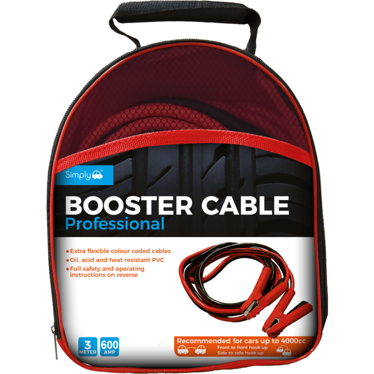 Simply Brand's Professional Jump Leads - 600amp x 3m