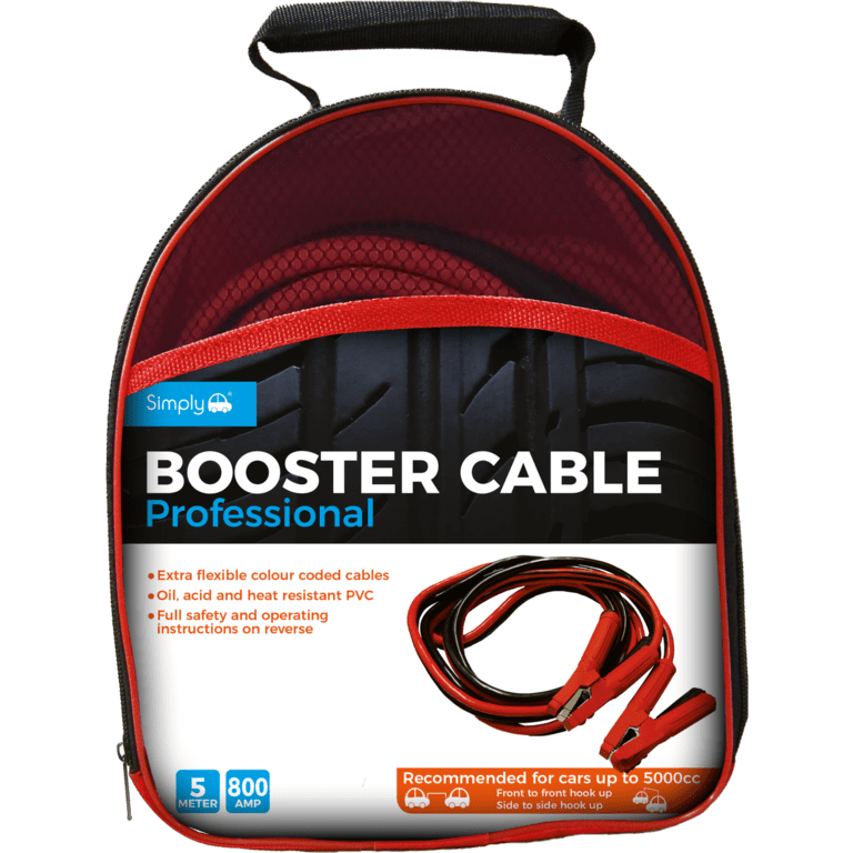 Simply Brand's Professional Jump Leads - 800amp x 5m