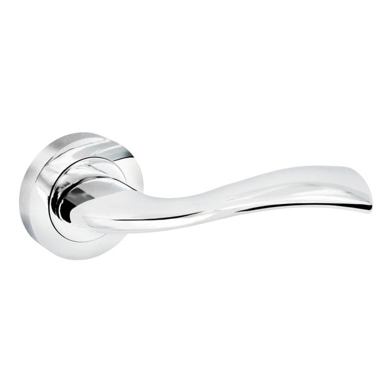 Smiths Architectural Aria Handle Chrome Plated - 52mm rose dia.