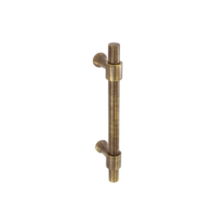 Smiths Architectural Brass Shouldered Handle 96mm - Antique Brass