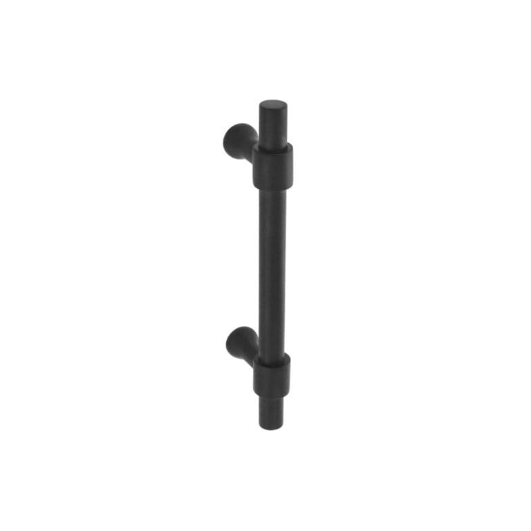 Smiths Architectural Brass Shouldered Handle 96mm - Matt Black