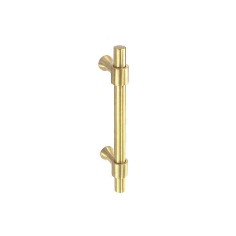 Smiths Architectural Brass Shouldered Handle 96mm - Satin Brass