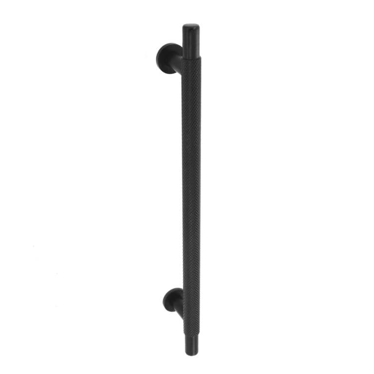 Smiths Architectural Cross Knurled Handle 192mm - Matt Black