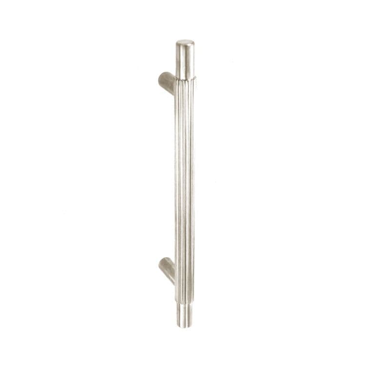 Smiths Architectural Linear Knurled Handle 128mm - Satin Nickel