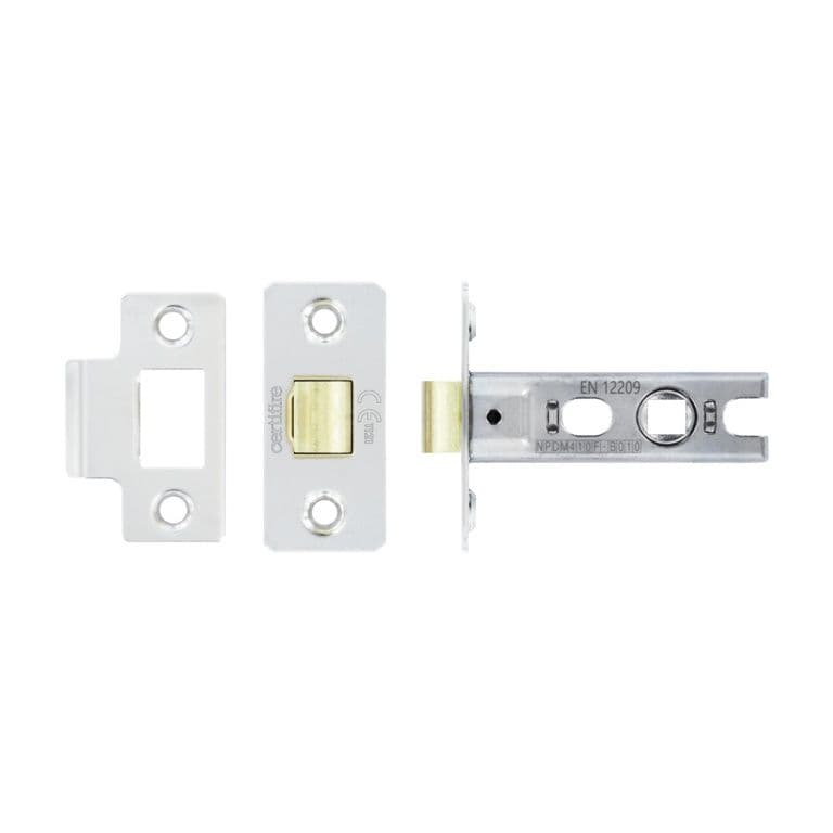 Smiths Architectural Tubular Bolt Thru Latch FD CP - 64mm
