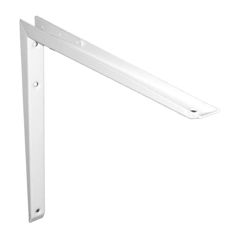 Smiths Ironmongery Mitred Bracket - White 350mmx350mm