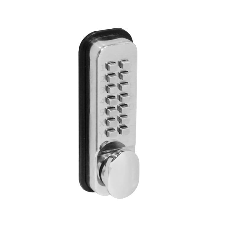 Smiths Ironmongery Push Button Code Lock - Silver