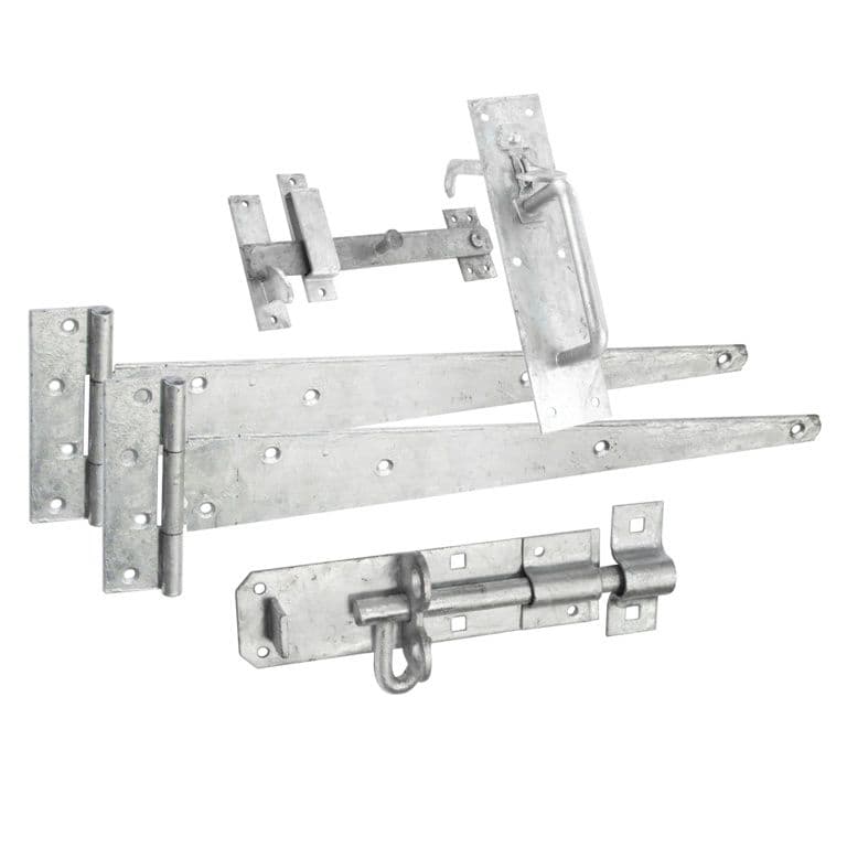 Smiths Ironmongery Suffolk Latch Side Gate Kit - Galvanised