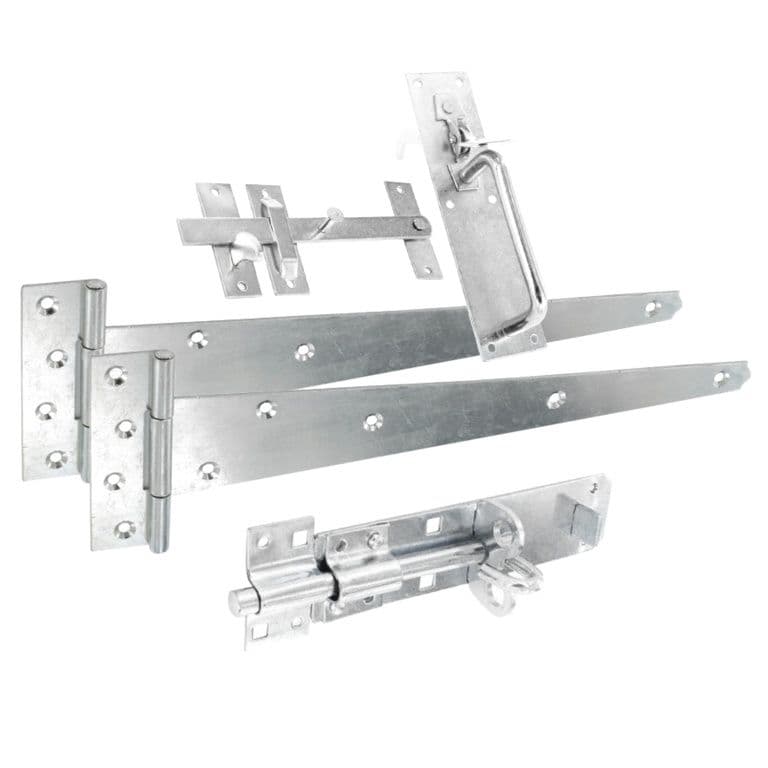 Smiths Ironmongery Suffolk Latch Side Gate Kit - Zinc Plated