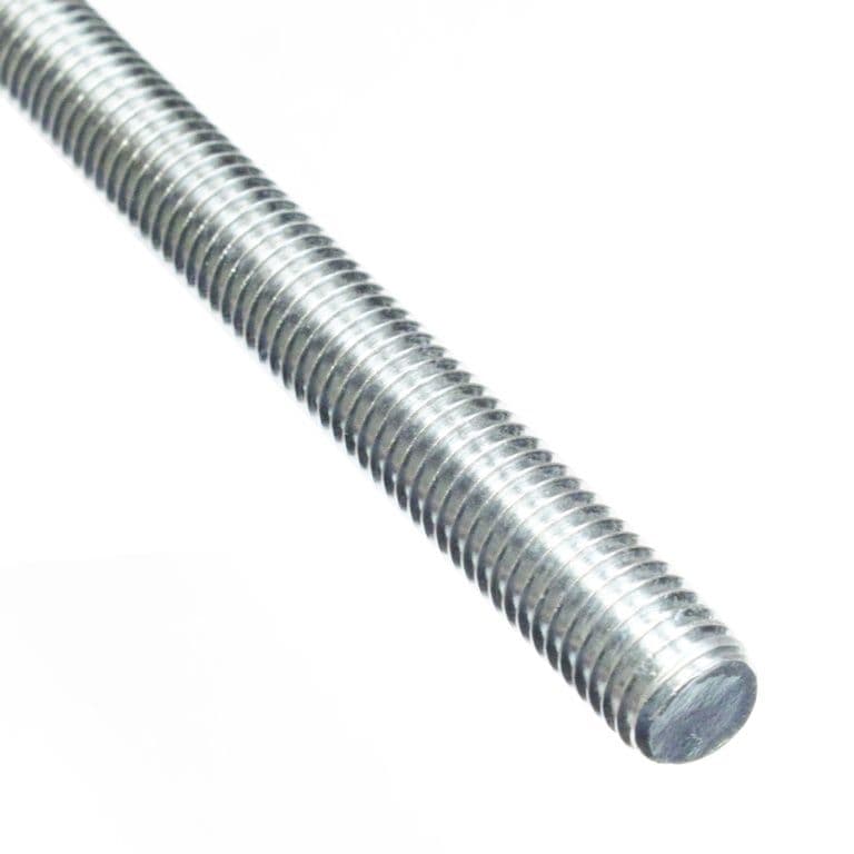 Smiths Ironmongery Zinc Plated Threaded Rod - M10 x 300mm Pack 4