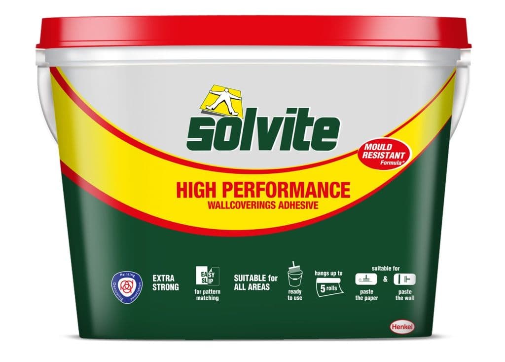 Solvite High Performance Ready Mix Wallcovering Adhesive - 5 Roll