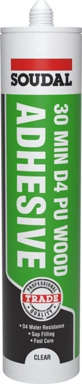 Soudal 5 Minute D4 Wood Adhesive Gel - Cartridge