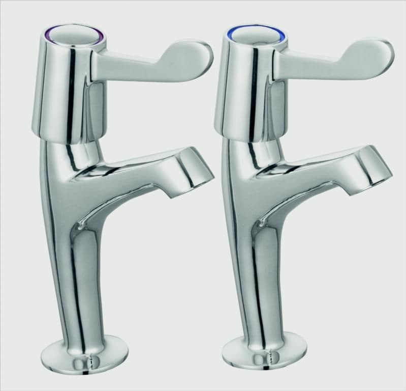 SP Rhodes Lever Sink Taps - H 166mm W 118mm D 43mm