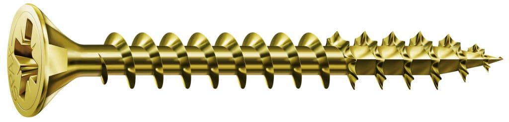 Spax Woodscrews With Yellox Coating - 4.0mm X 40mm Box 1000