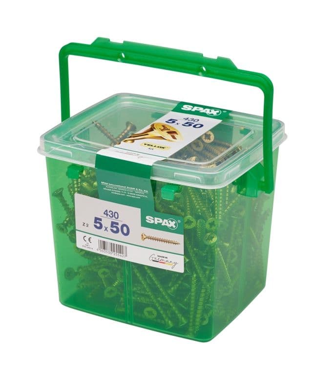 Spax Yellox Woodscrews - 5 x 50mm 430 Piece