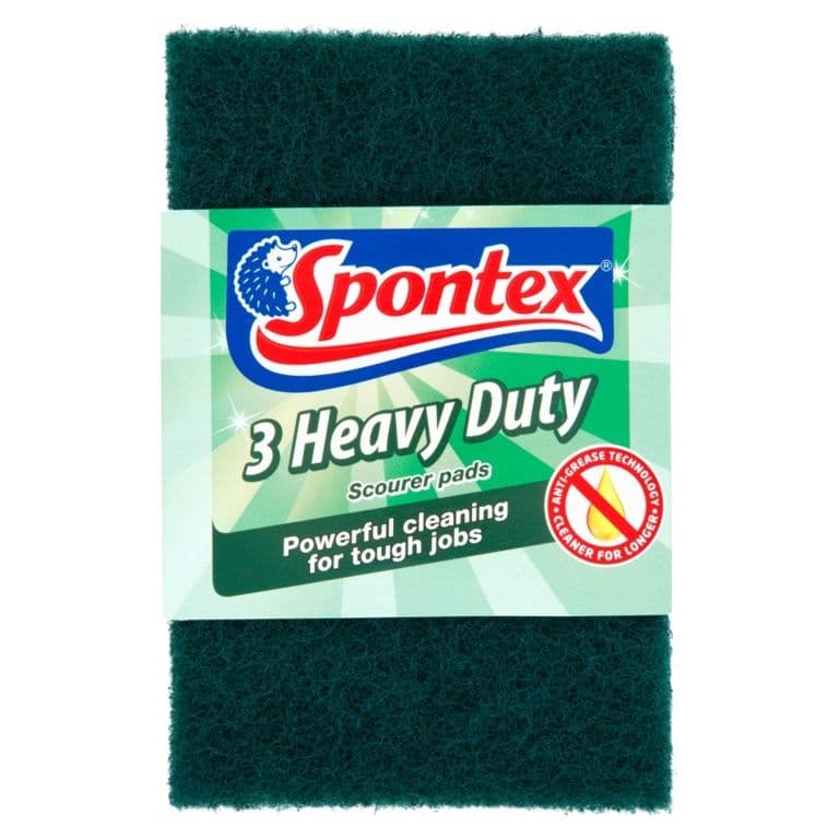 Spontex Heavy Duty Scourer Pads - 3 Pack