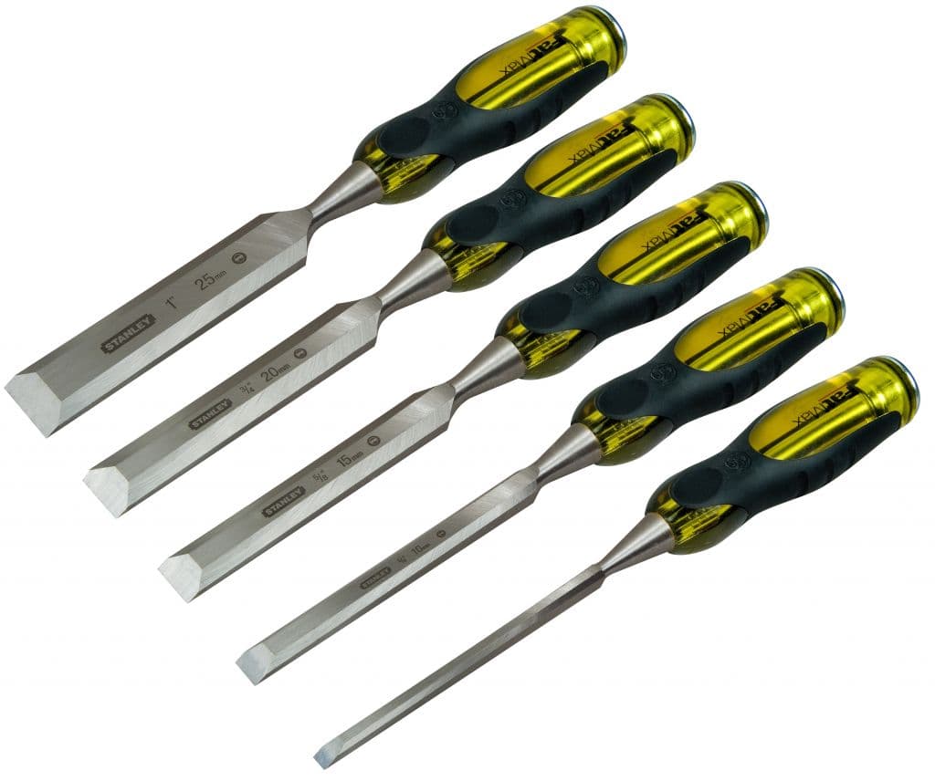 Stanley Chisel Set 5 Piece - 6,12,18.25,32