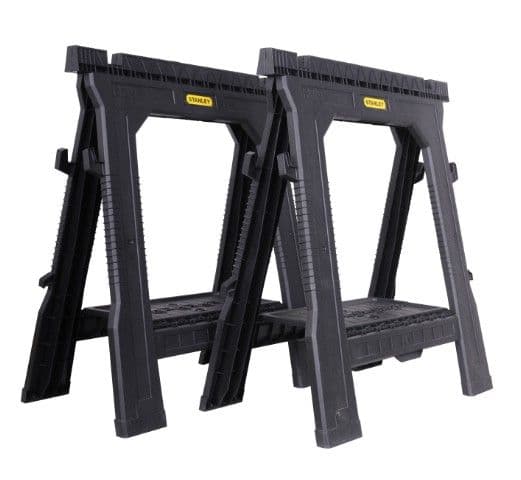 Stanley Folding Saw Horse - Twin Pack