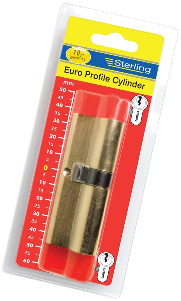Sterling Double Euro Profile Cylinder - 90mm (35mm x 55mm)