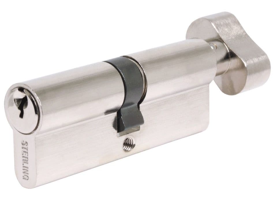 Sterling Thumbturn Euro Cylinder - 50x50 Nickel