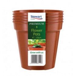 Stewart Flower Pot Pack of 5 - 4"