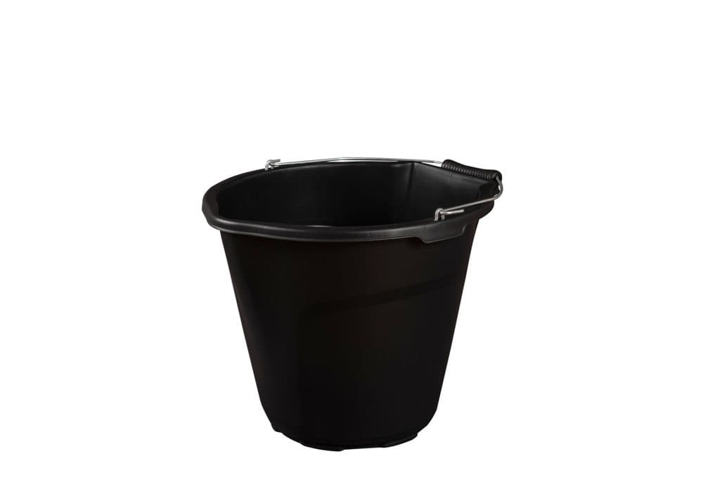 Strata Heavy Duty Pour & Scoop Bucket - 14L Black