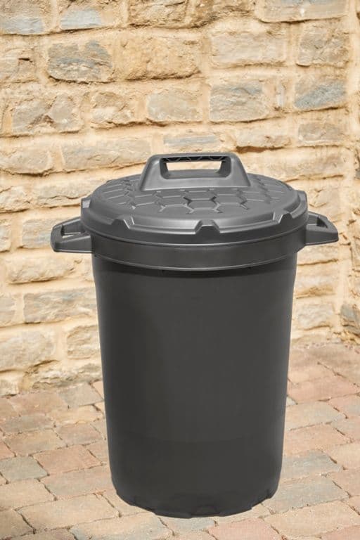 Strata Heavy Duty Refuse Bin & Lid - 90L