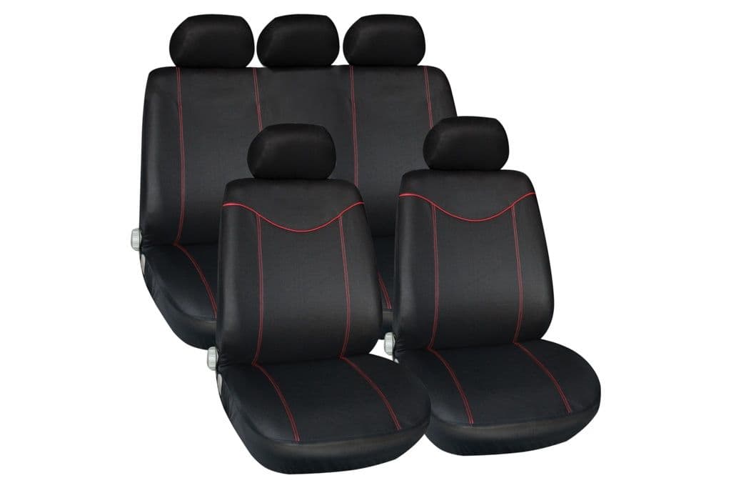 Streetwize Alabama Seat Cover Set - Red 11 Piece
