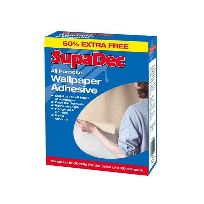 SupaDec All Purpose Wallpaper Adhesive - up to 20 Rolls