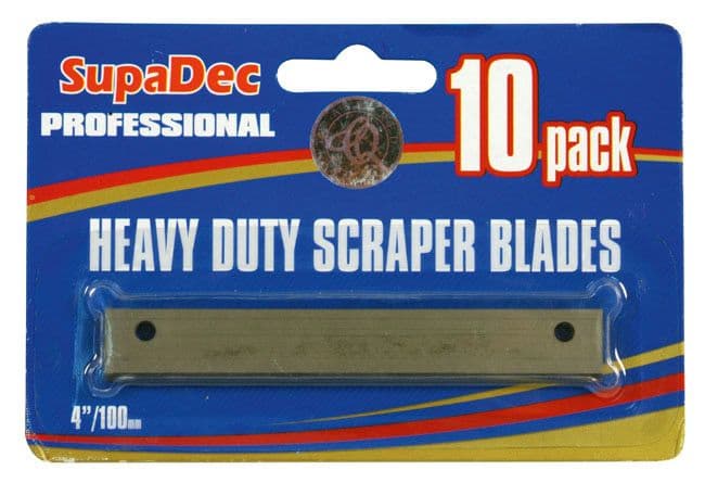 SupaDec Angled Scraper Blades - Pack of 10