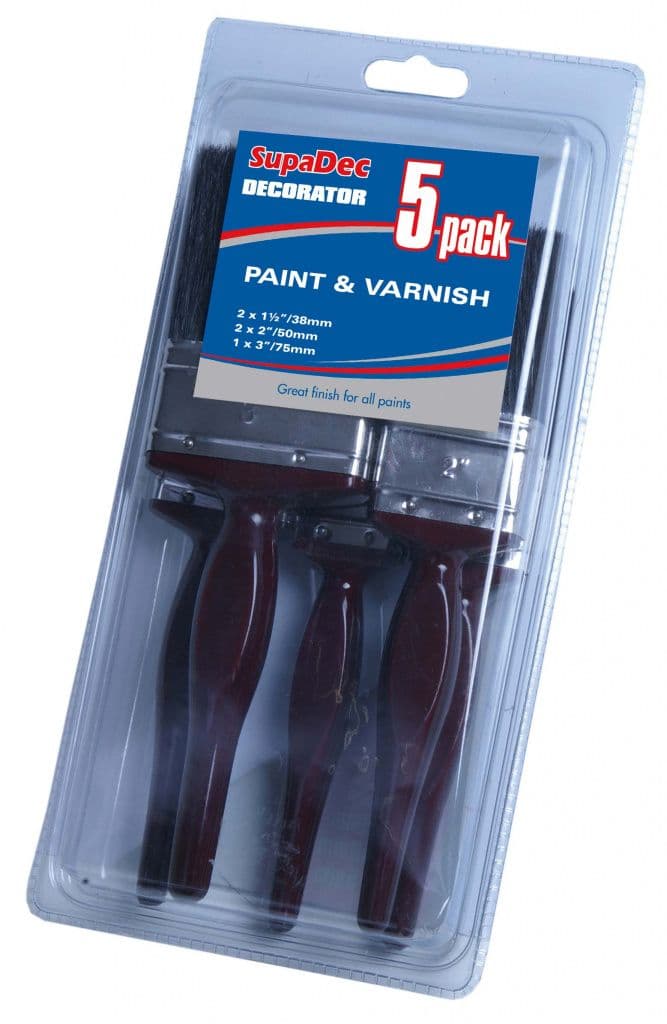 SupaDec Decorator Brush Set - 5 Piece