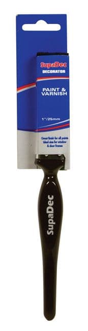 SupaDec Decorator Paint & Varnish Brush - .75"/19mm