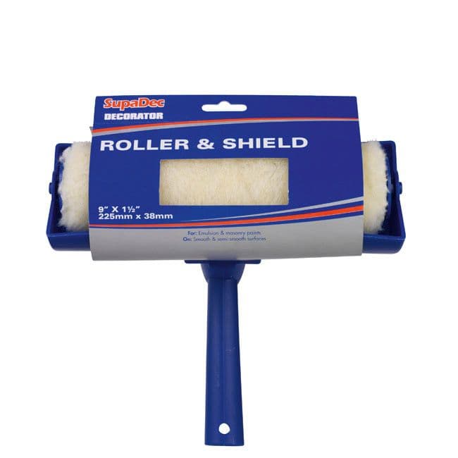 SupaDec Decorator Roller & Shield - 9" x 1.5" / 225mm x 38mm