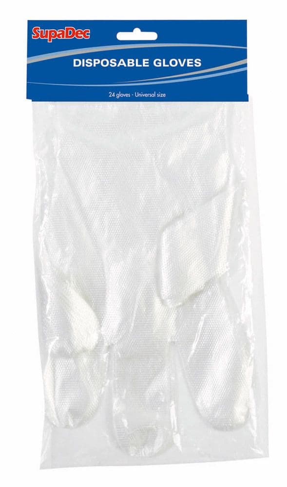 SupaDec Disposable Gloves - 24 Pack