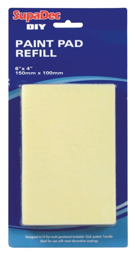 SupaDec DIY Paint Pad Refill - 6x4"