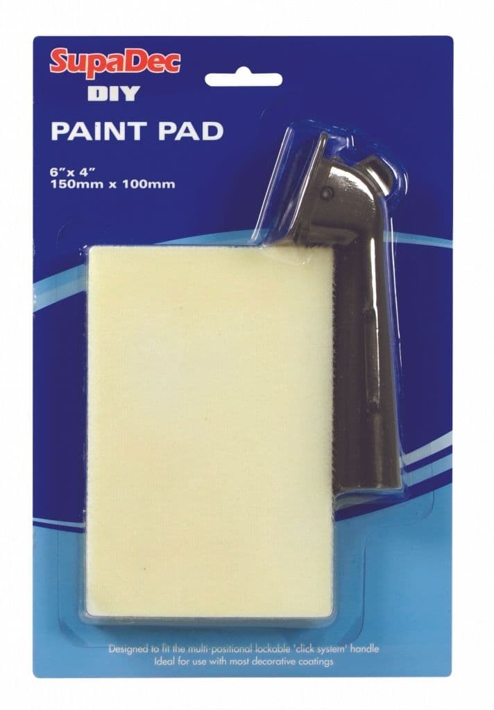 SupaDec DIY Paint Pad with Handle - 6x4"