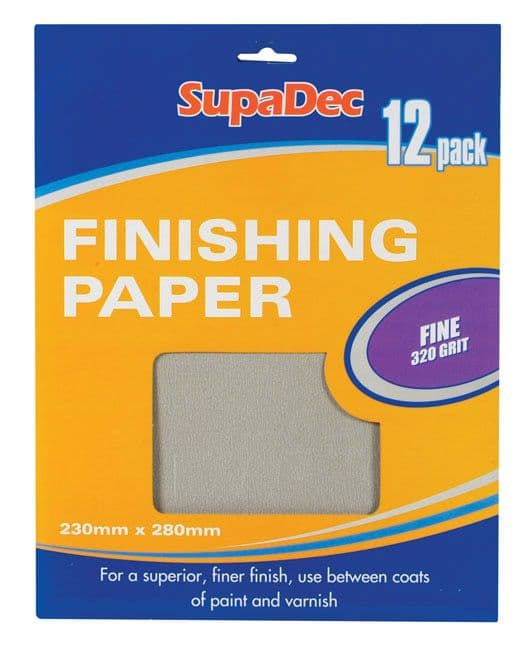 SupaDec Finishing Paper - 12 sheets, Assorted