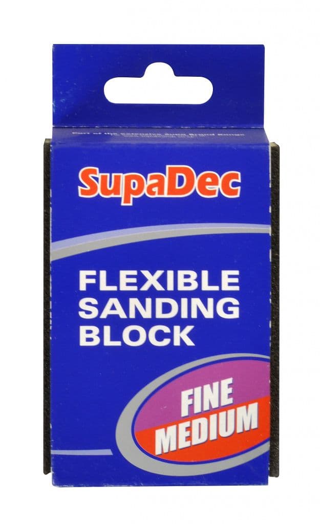 SupaDec Flexible Sanding Block - Fine/Medium