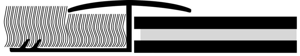 SupaDec Gold Effect Round Edge - 48x900mm