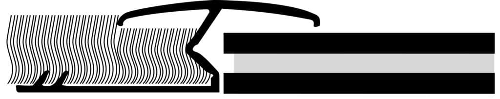 SupaDec Gold Effect Z Section Edging - 43x900mm