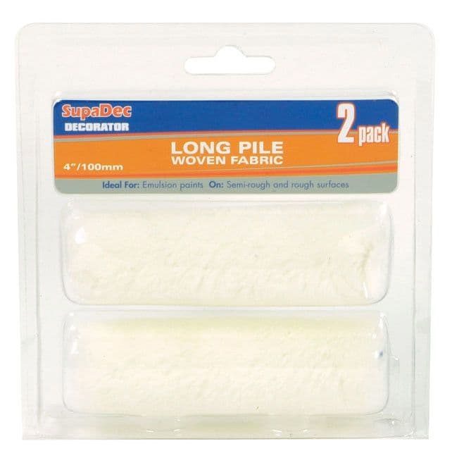 SupaDec Long Pile Mini Roller - Pack of 2