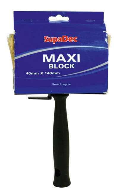SupaDec MAXI Block Brush - 40mm x 140mm