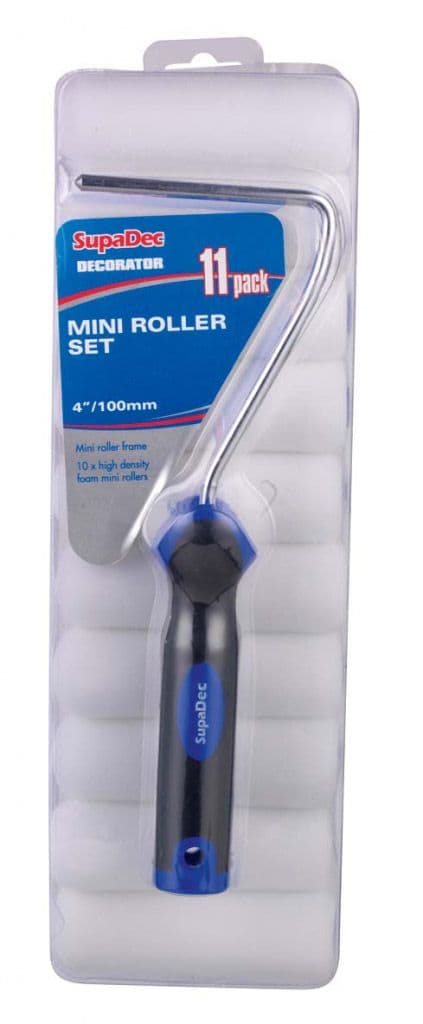 SupaDec Mini Roller Set - 4"/100mm Pack 11